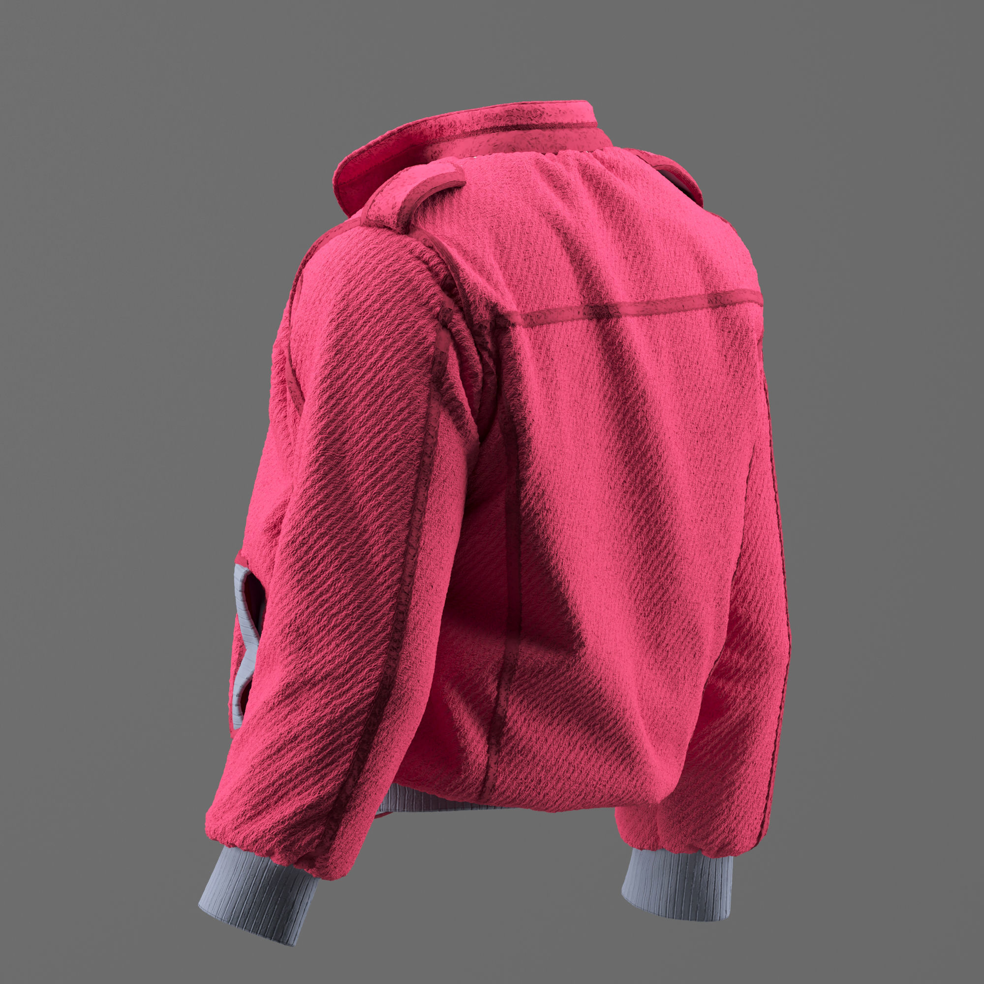 Cute magenta Jacket      ZPRJ-FBX -OBJ-MTL-TEXTURES 3D model_7