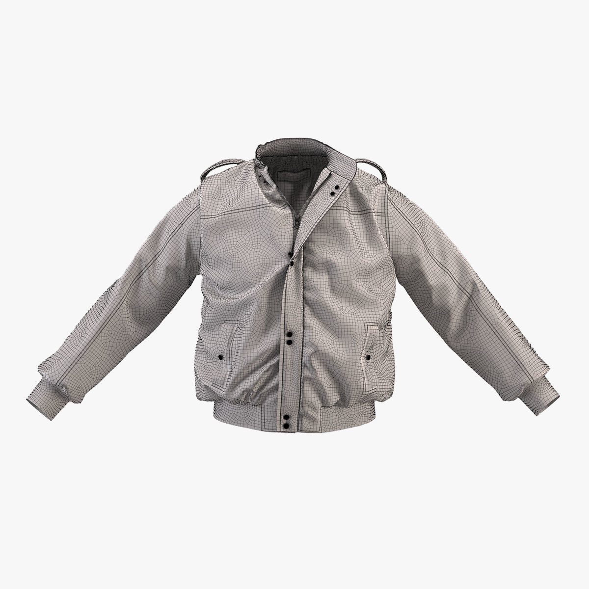 Cute magenta Jacket      ZPRJ-FBX -OBJ-MTL-TEXTURES 3D model_9