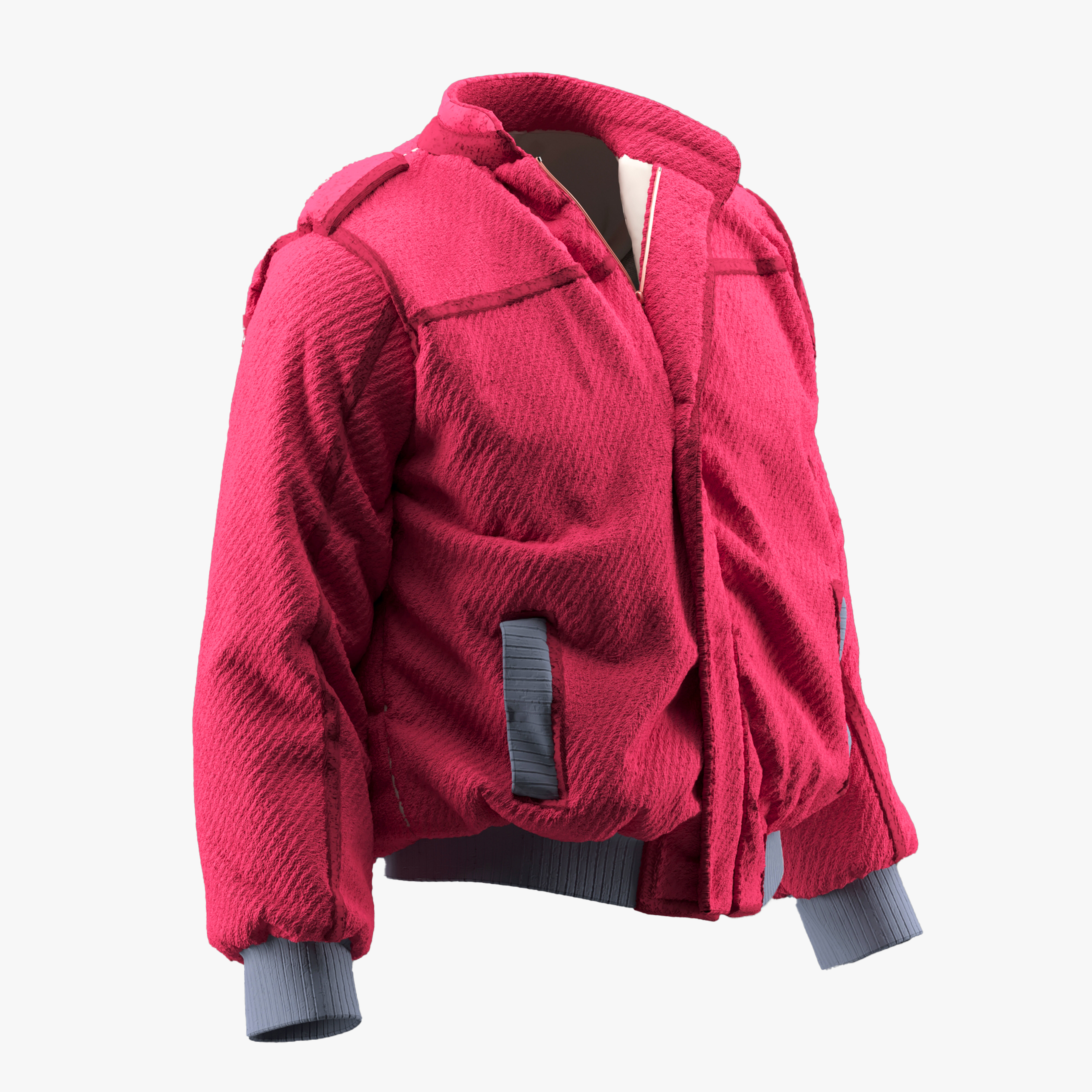 Cute magenta Jacket      ZPRJ-FBX -OBJ-MTL-TEXTURES 3D model_3