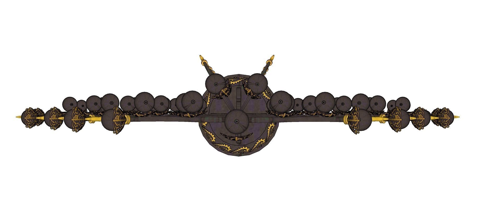 there are lots of lamps in the tang dynasty of China 3D model_2