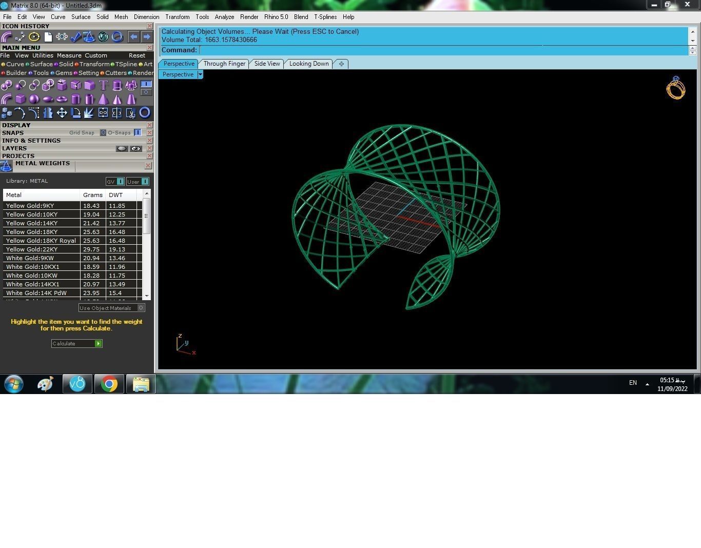 bracelet lattice cuff 3D print model_5