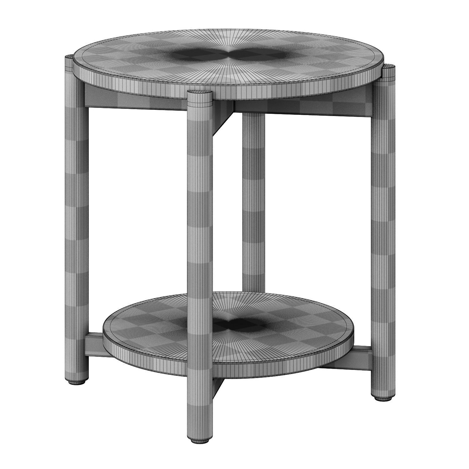 Jordi Side Table by West Elm 3D model_1
