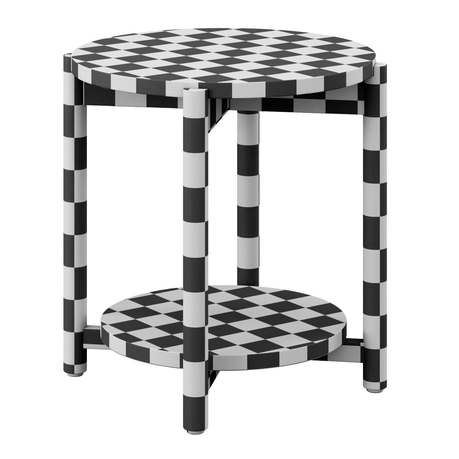 Jordi Side Table by West Elm 3D model_6