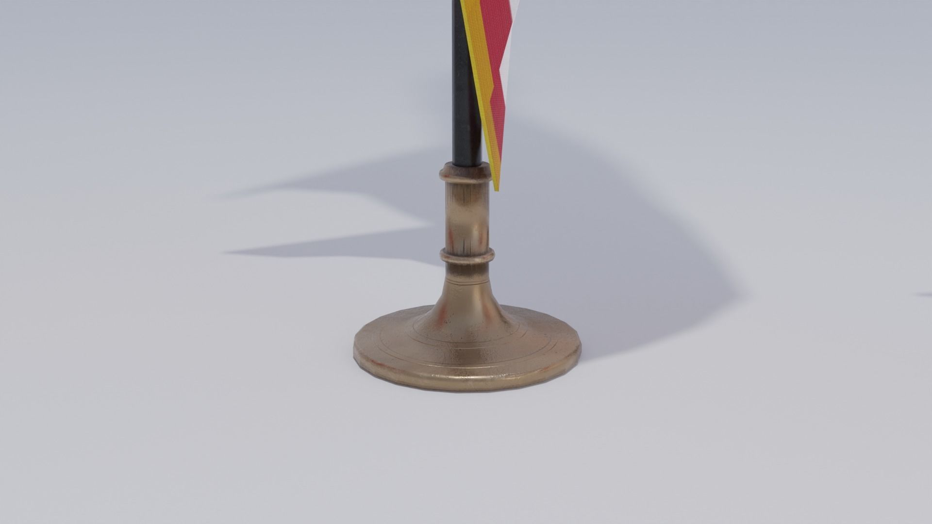 Small Country Flags 4K and 2K Low-poly 3D model_6