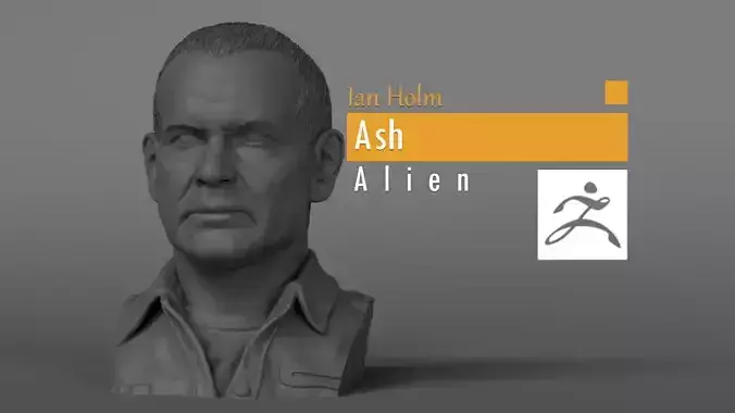 Ian Holm - Ash - Alien 3D print model