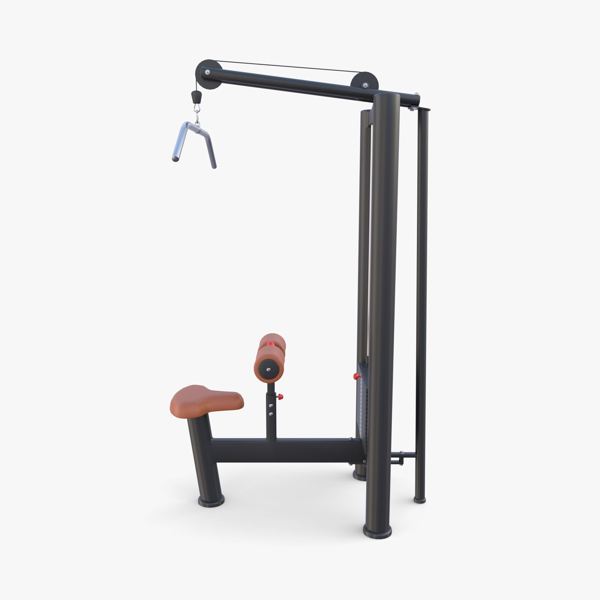 Lat machine 3D model_1