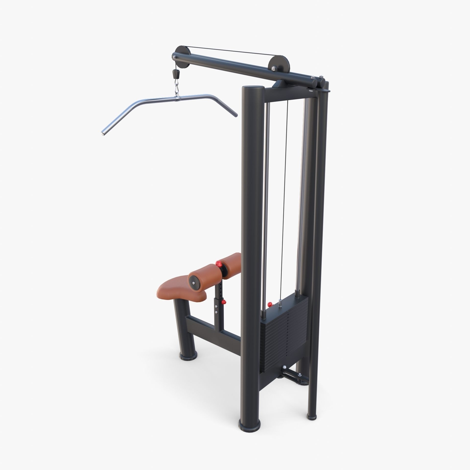 Lat machine 3D model_5