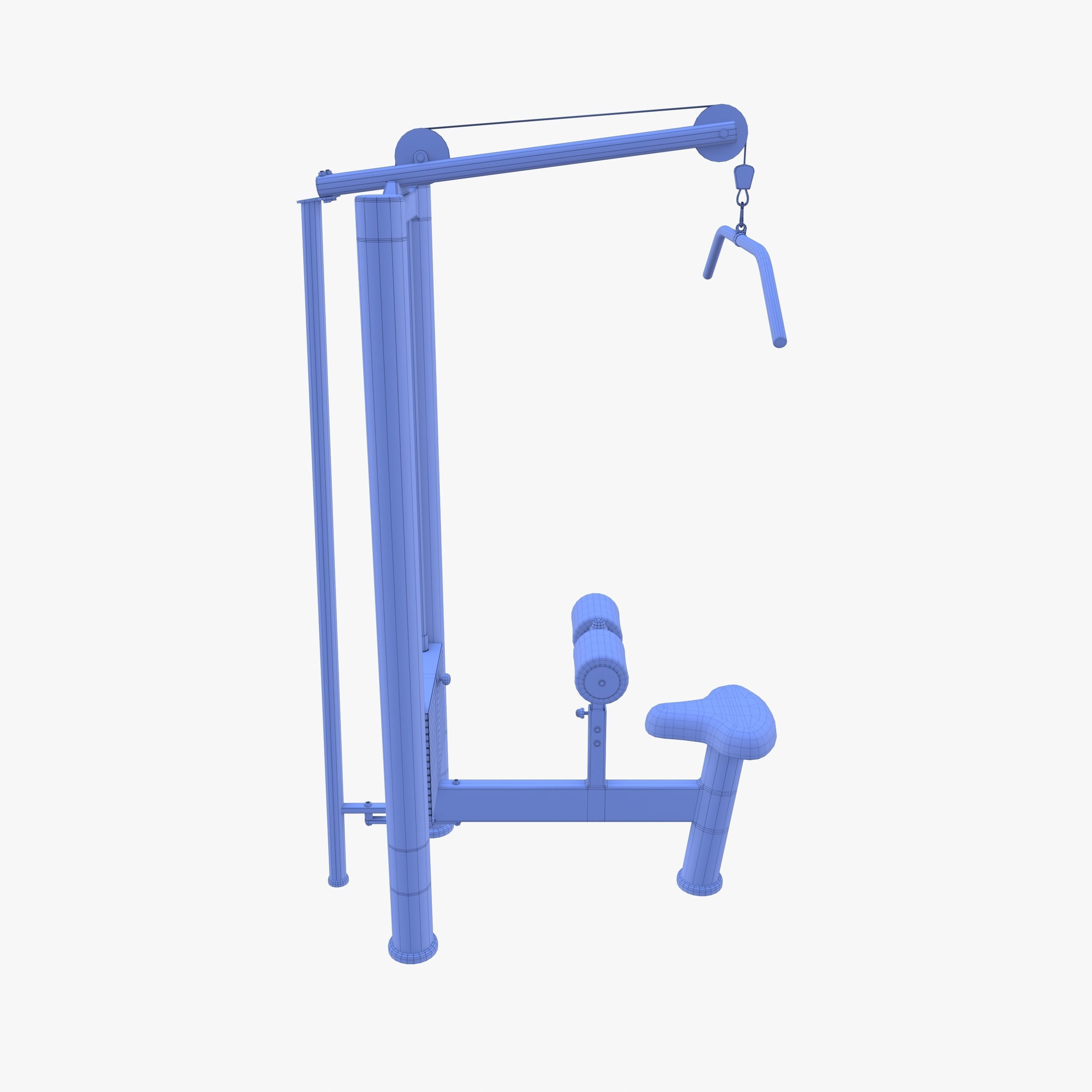 Lat machine 3D model_13