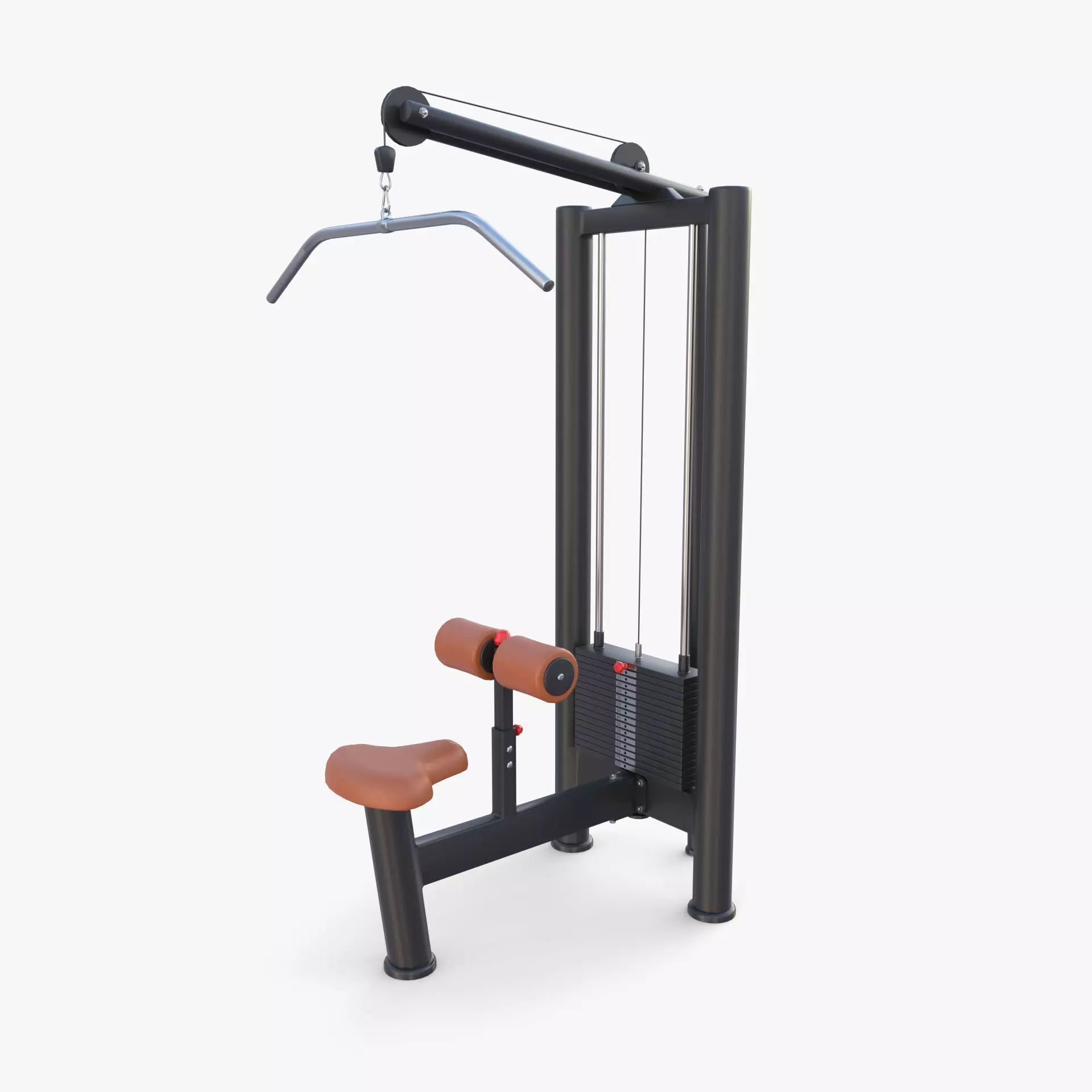 Lat machine 3D model_0