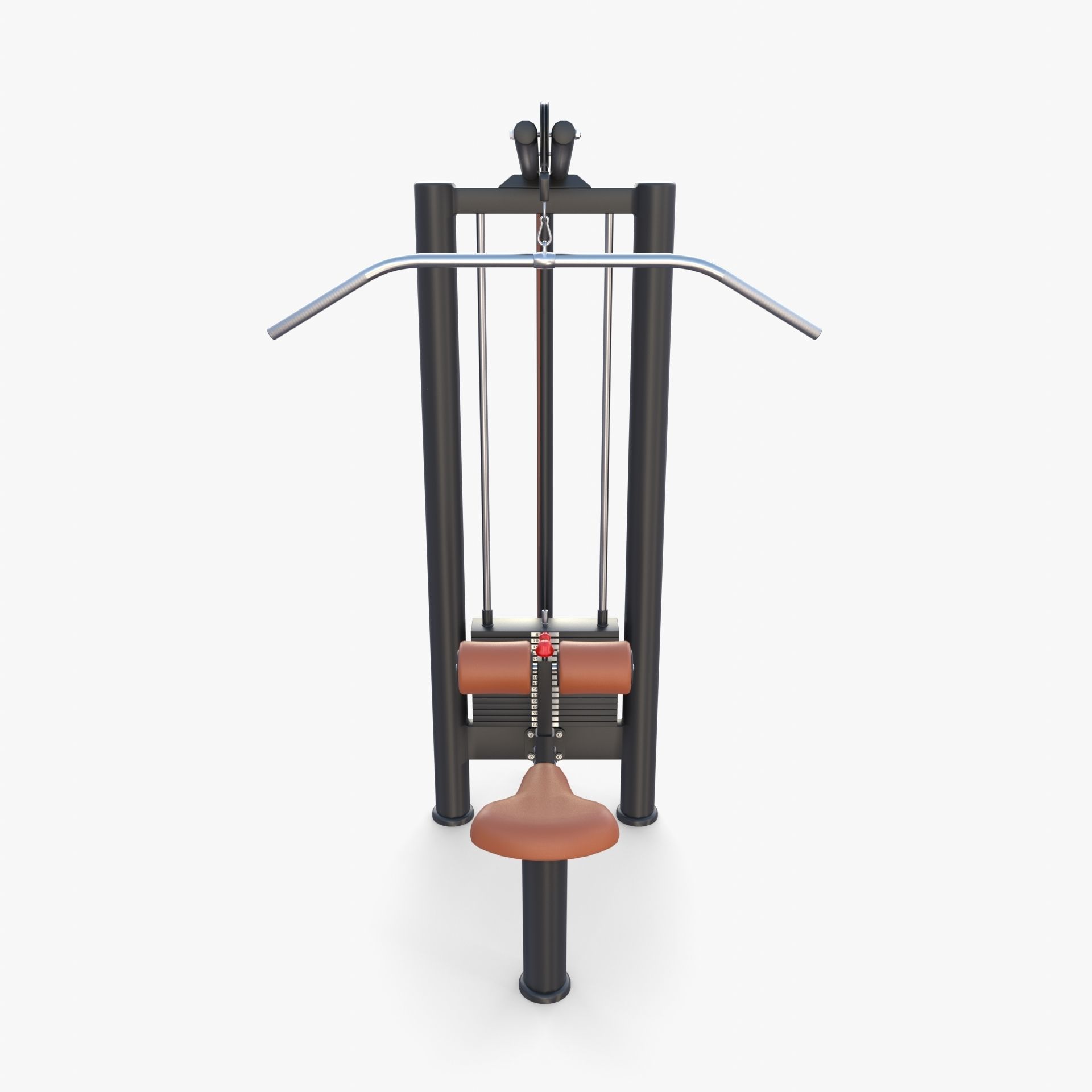 Lat machine 3D model_6