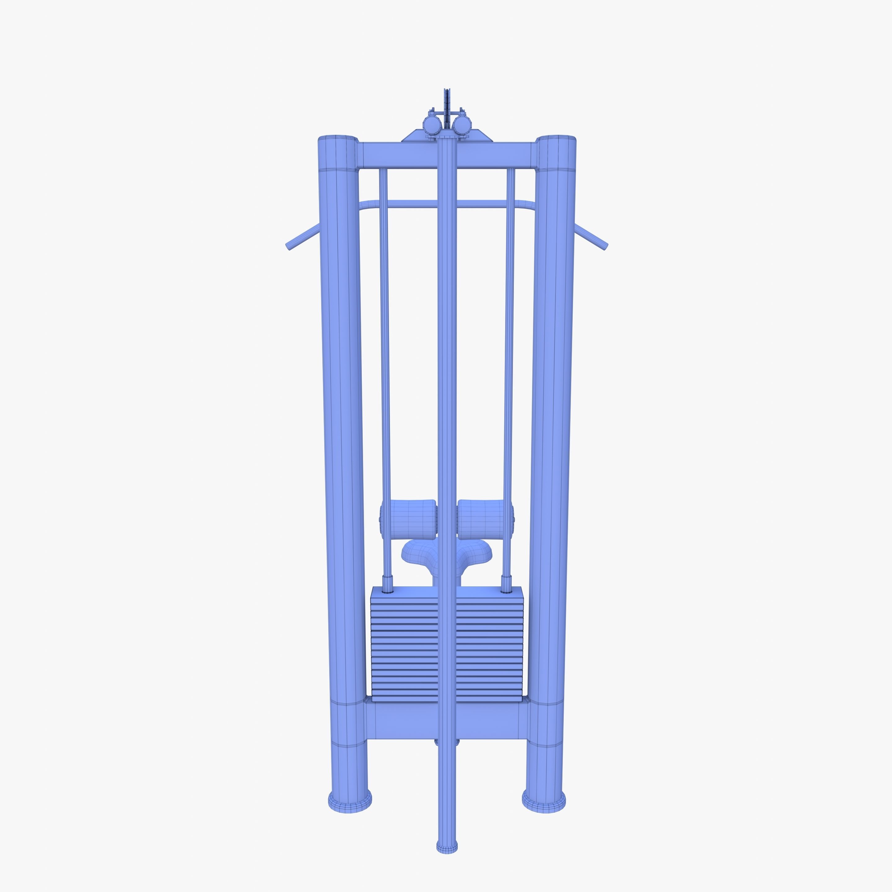 Lat machine 3D model_11