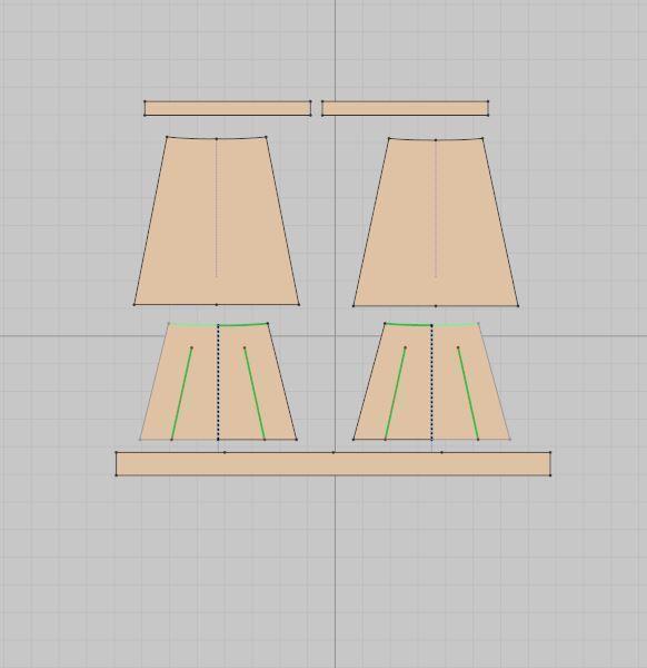 10 Women Skirt  3D model_32