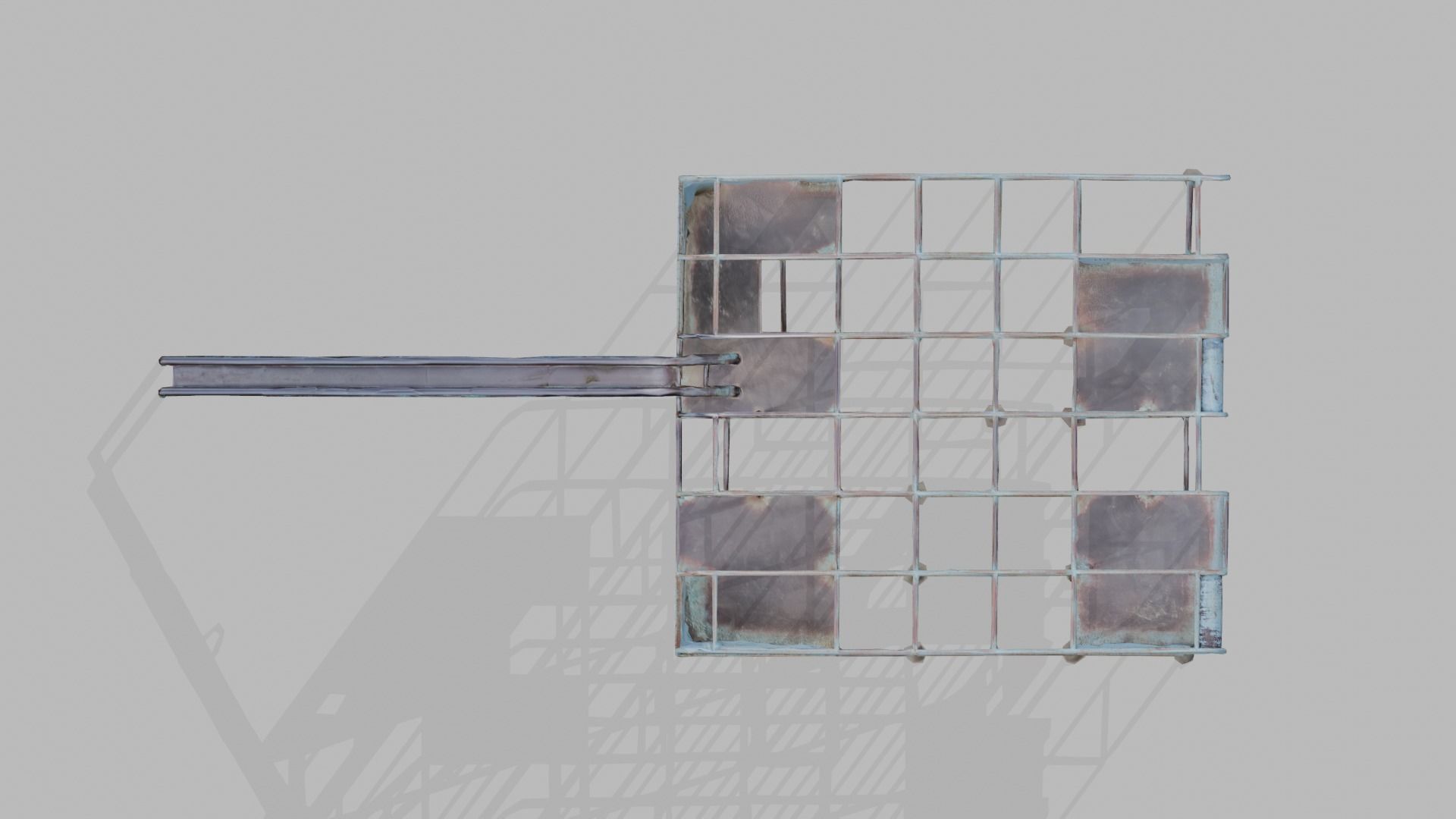 Jungle Gym - Slider Low-poly 3D model_7