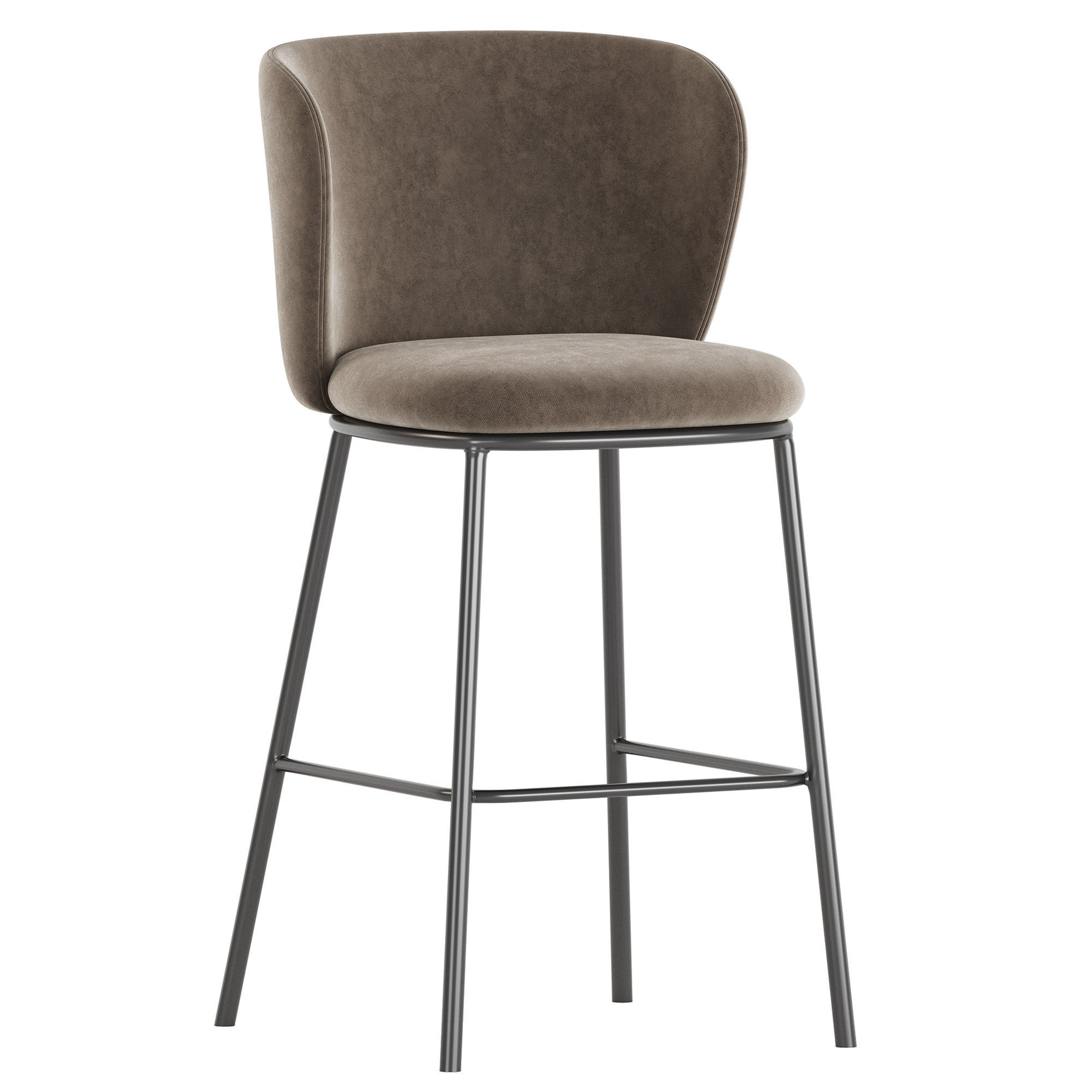 Ciselia Bar Stool 3D model_6