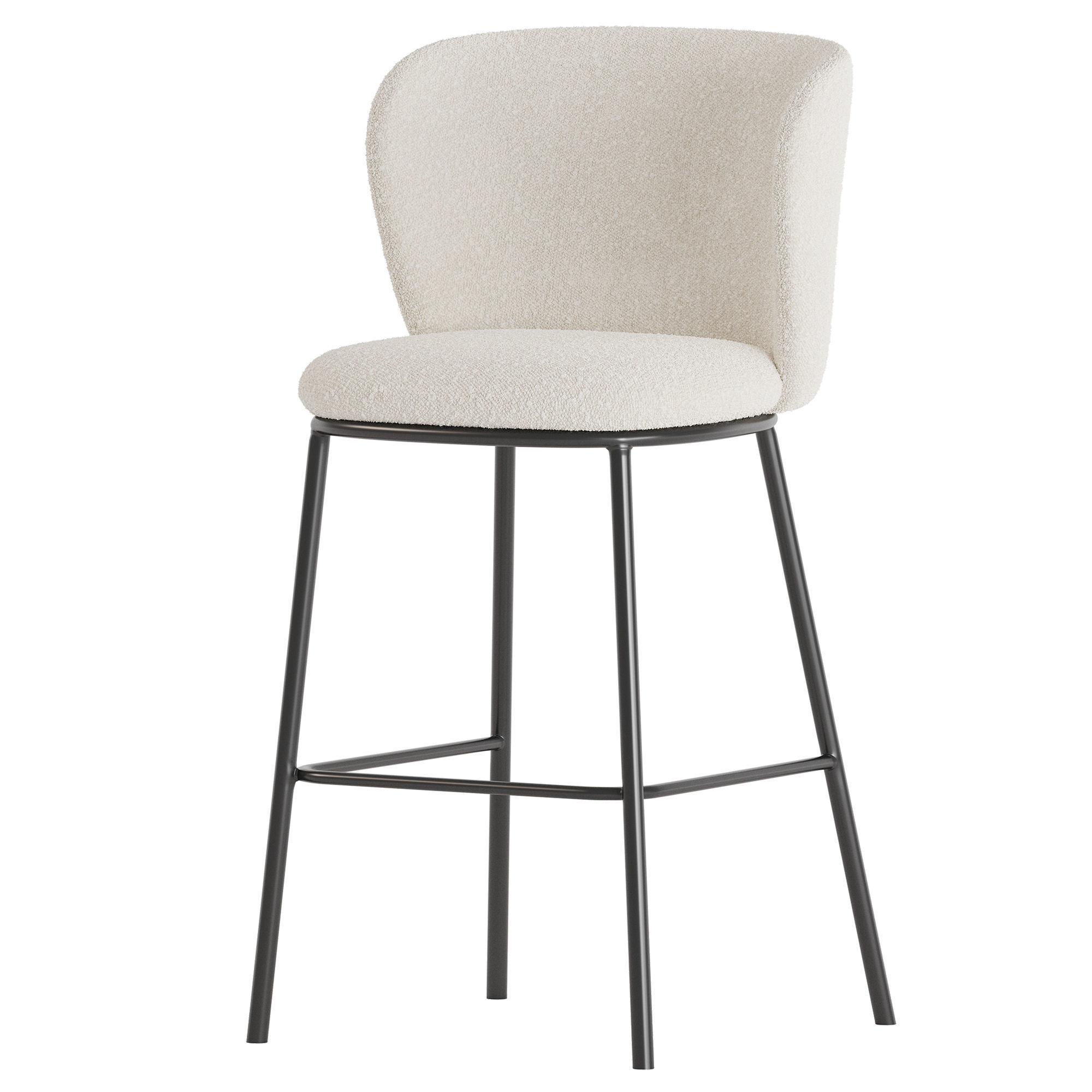 Ciselia Bar Stool 3D model_1