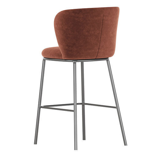 Ciselia Bar Stool 3D model 6