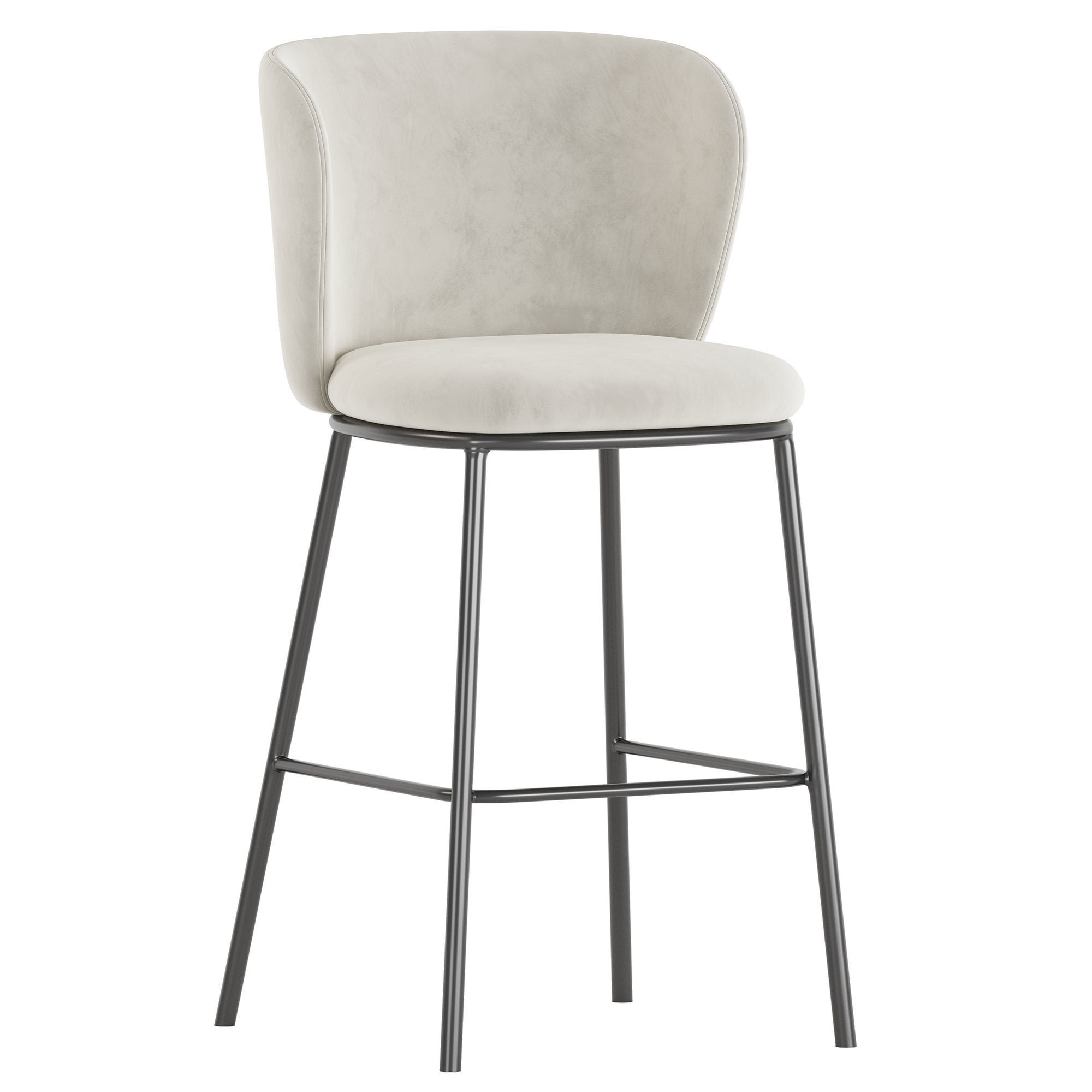 Ciselia Bar Stool 3D model_8