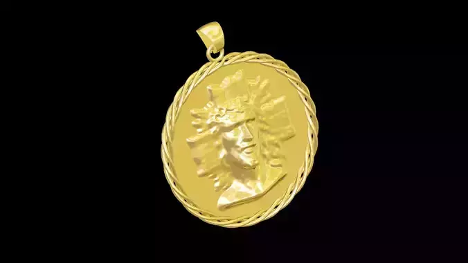 Jesus Cross Pendant jewelry Gold