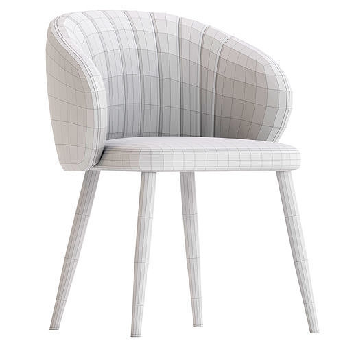 Dikline chair 3D model 4