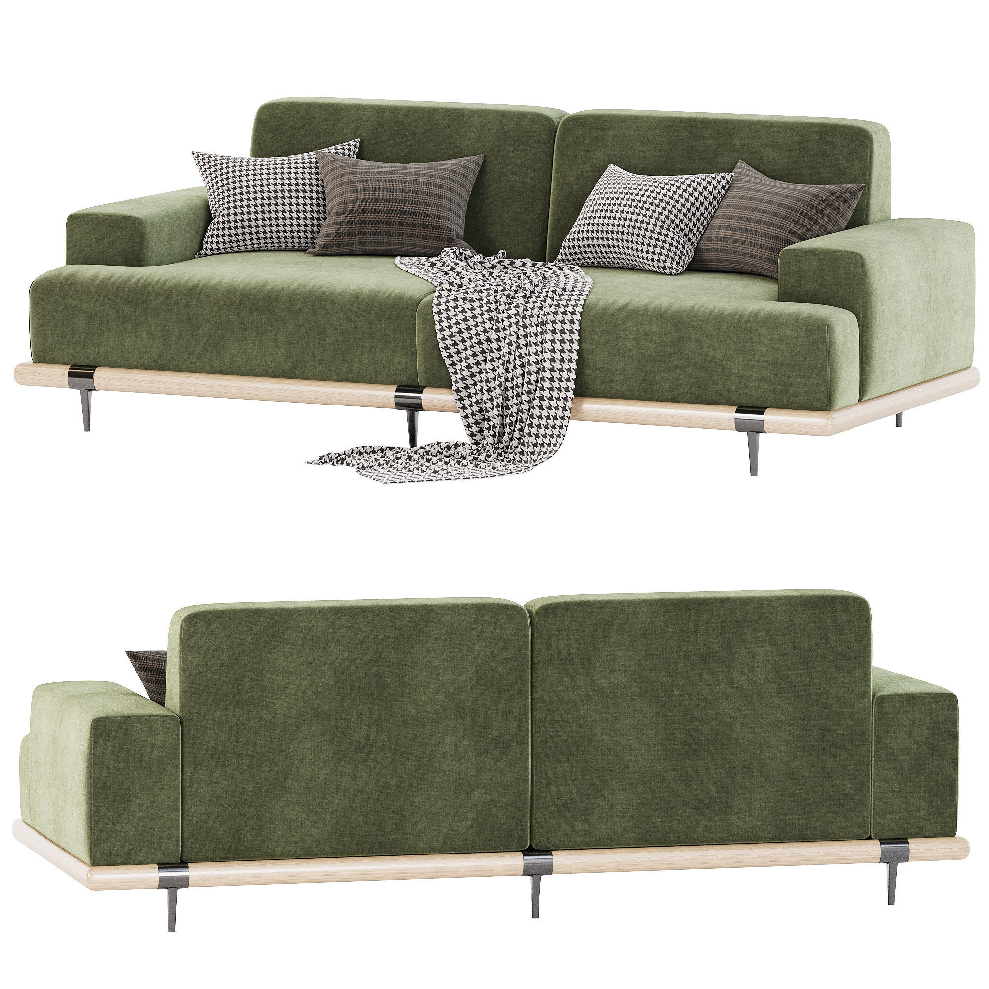 Hastings Sofa 97 Irving Flax 3D model_2
