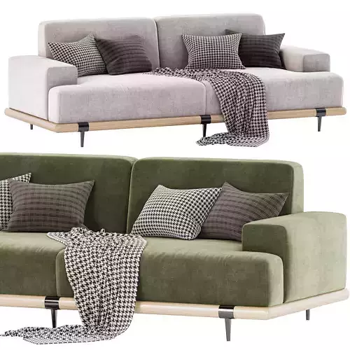 Hastings Sofa 97 Irving Flax 3D model