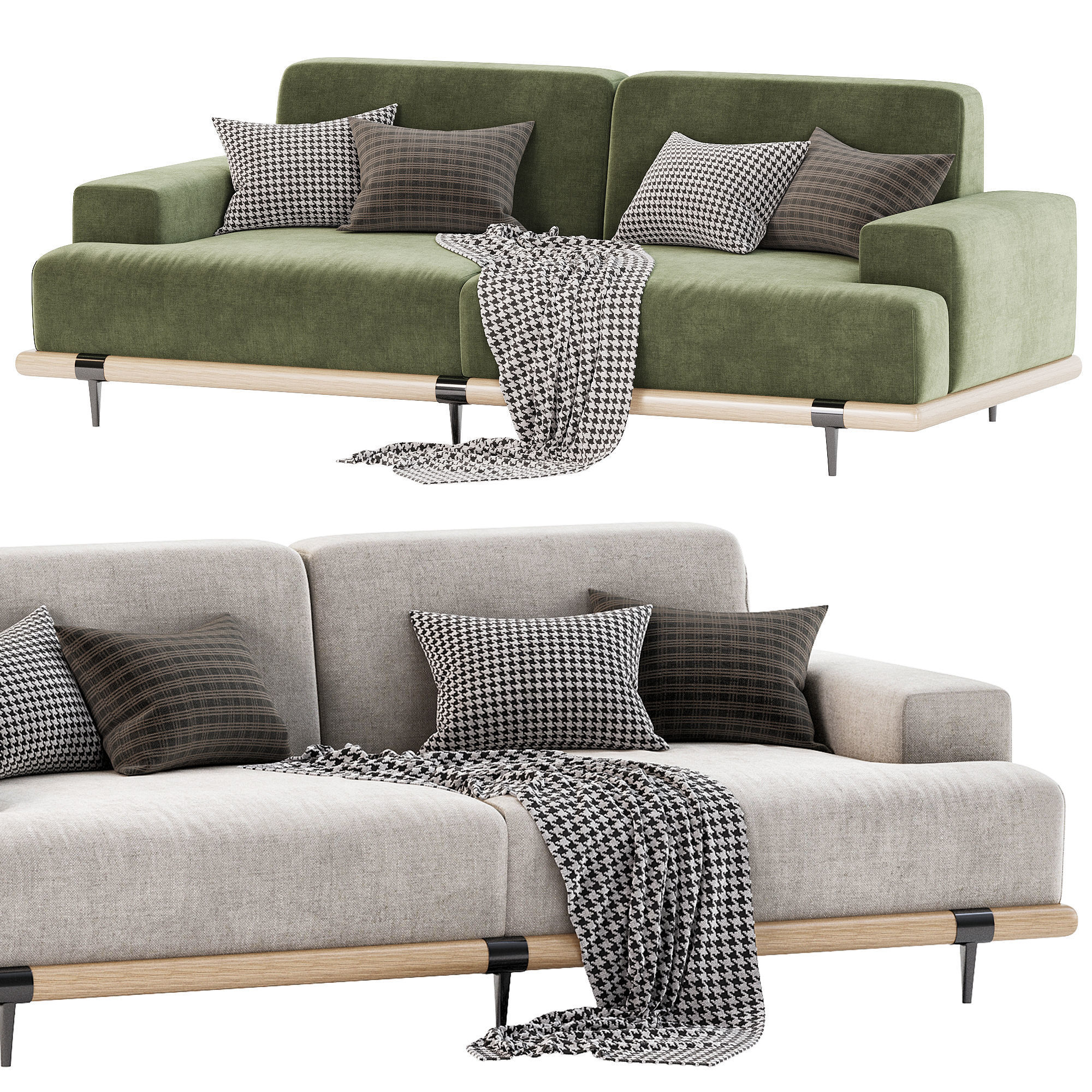 Hastings Sofa 97 Irving Flax 3D model_1
