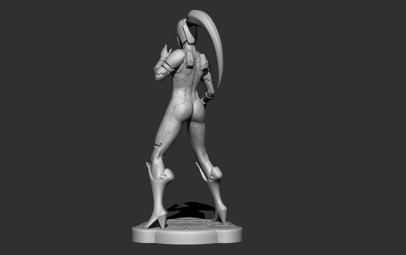 PSO HUcaseal character model 3D print model_2