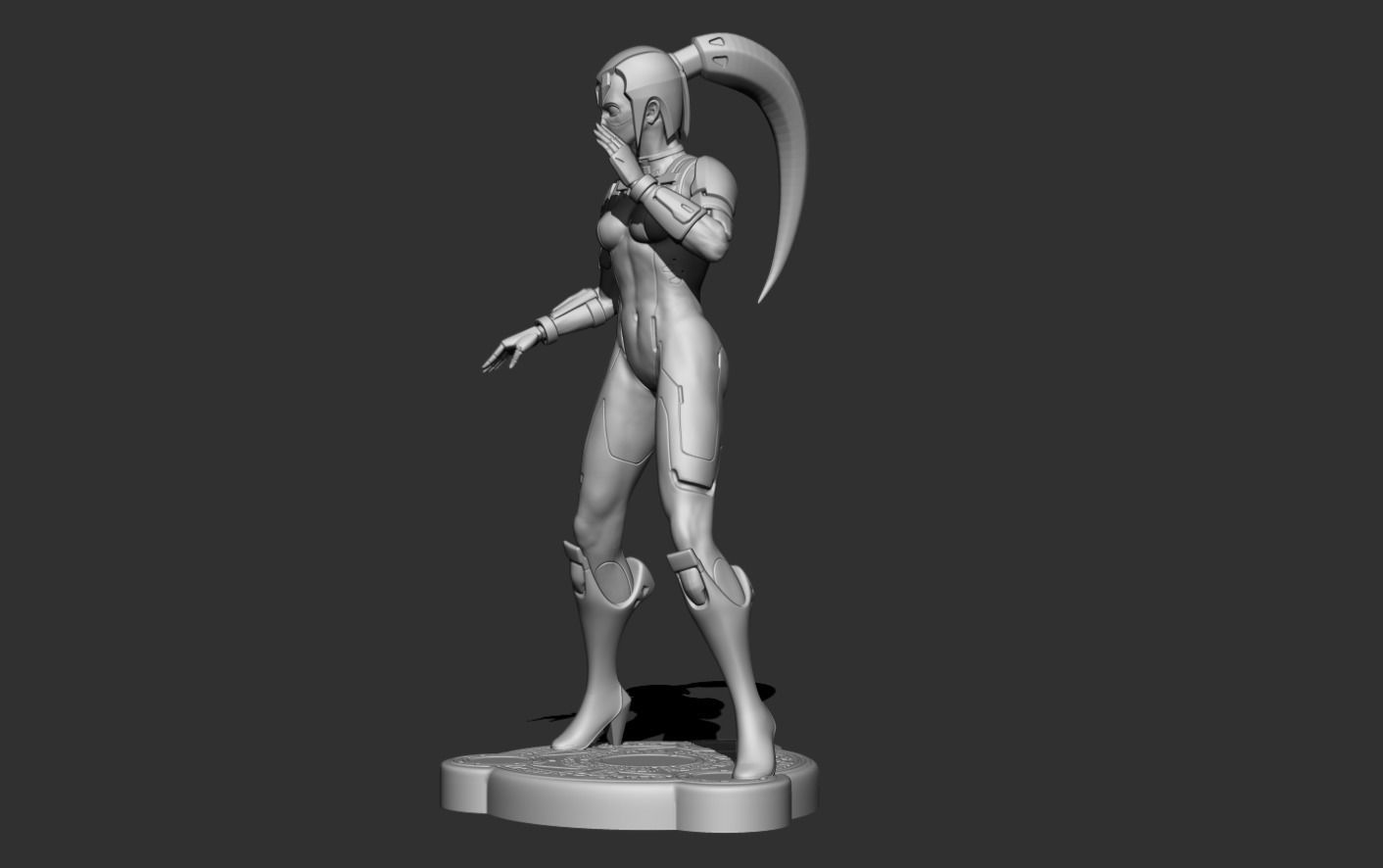 PSO HUcaseal character model 3D print model_1