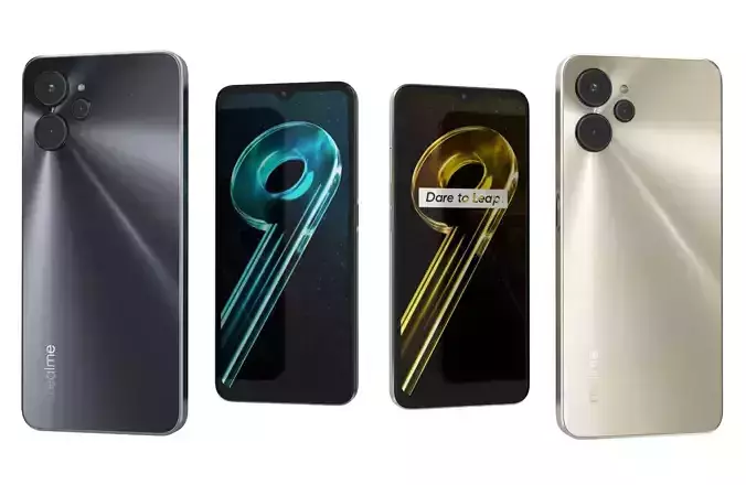 Realme 9i 5G Black And Gold