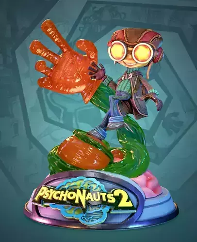 Razputin Aquato - Psychonauts 2 fan art 3d print figurine 3D print model