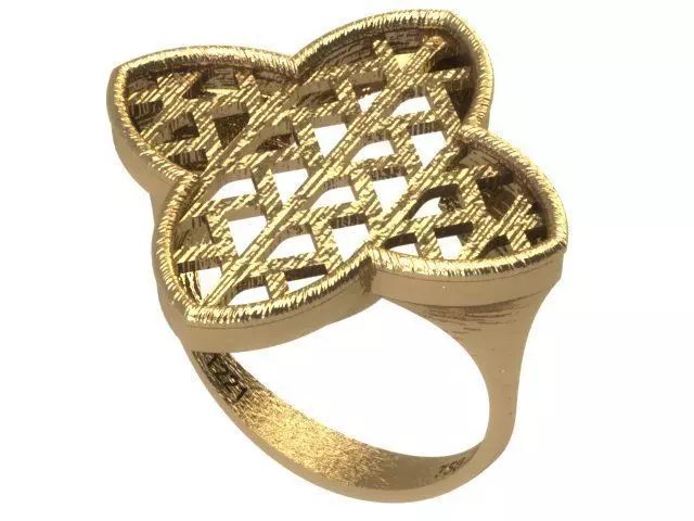 Geometric Ring 3D print model
