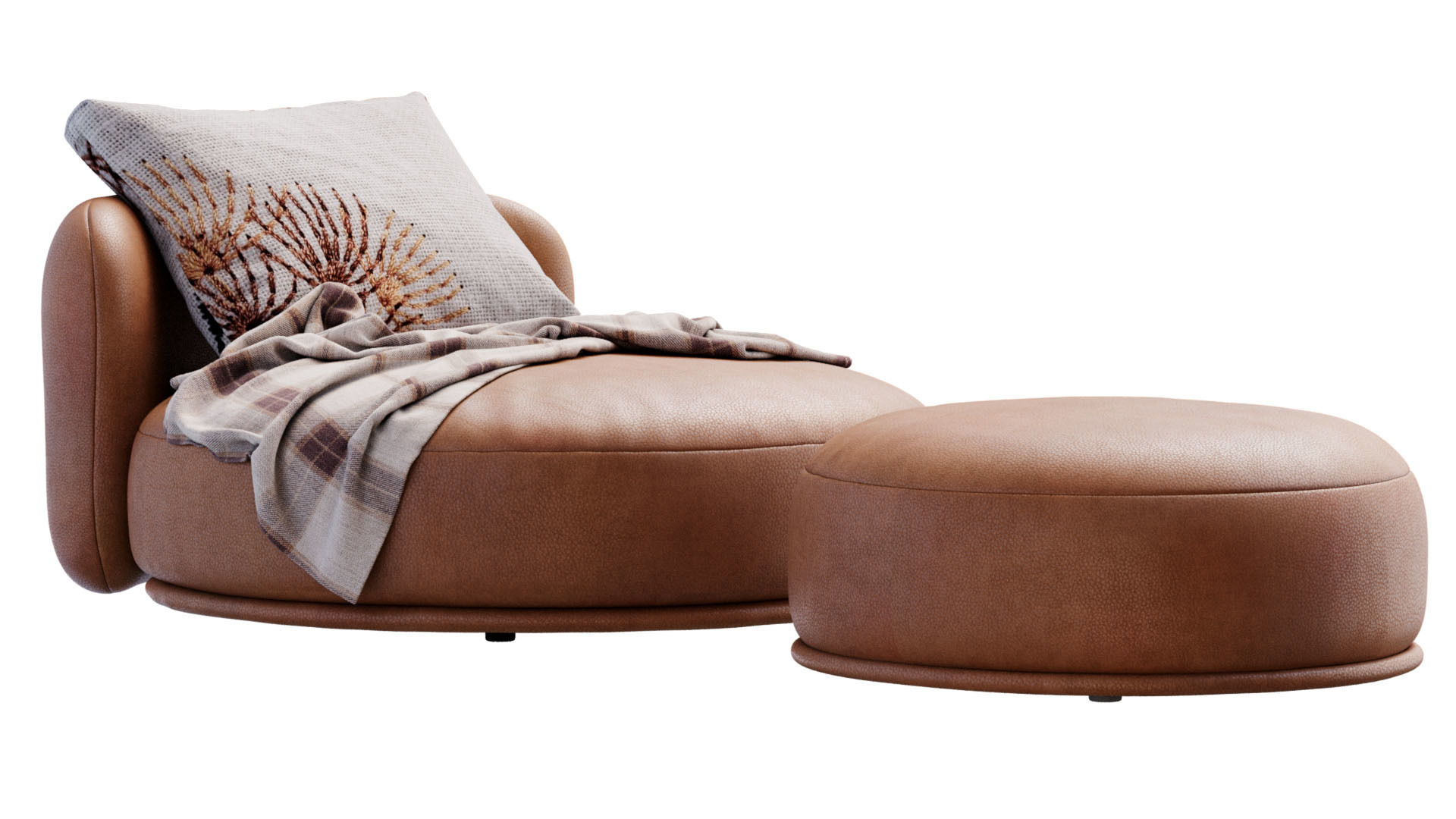 Armchair Rene By Meridiani 3D model_7