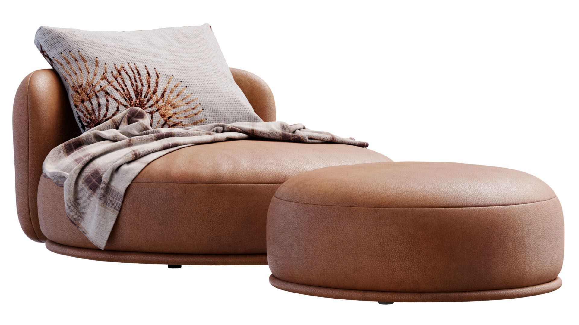 Armchair Rene By Meridiani 3D model_8