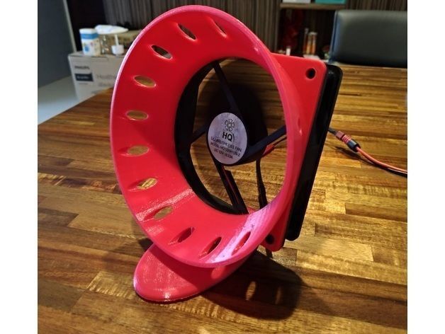 Air Amplifier for 120mm PC Fan 3D print model_1