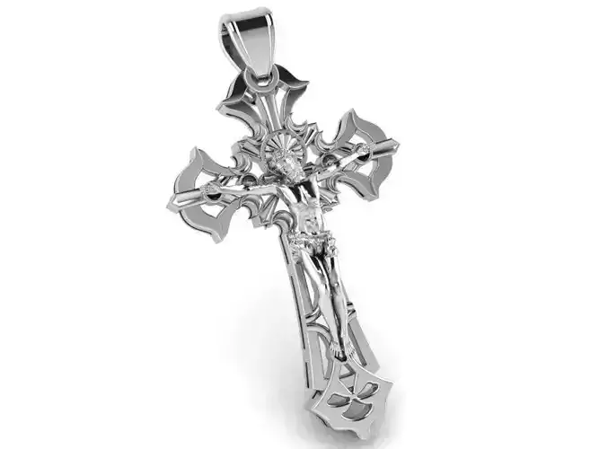 Magnificent Cross pendant 2317 3D print model