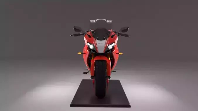 TVS Apache 310 RR made in Blender 3d  3D model