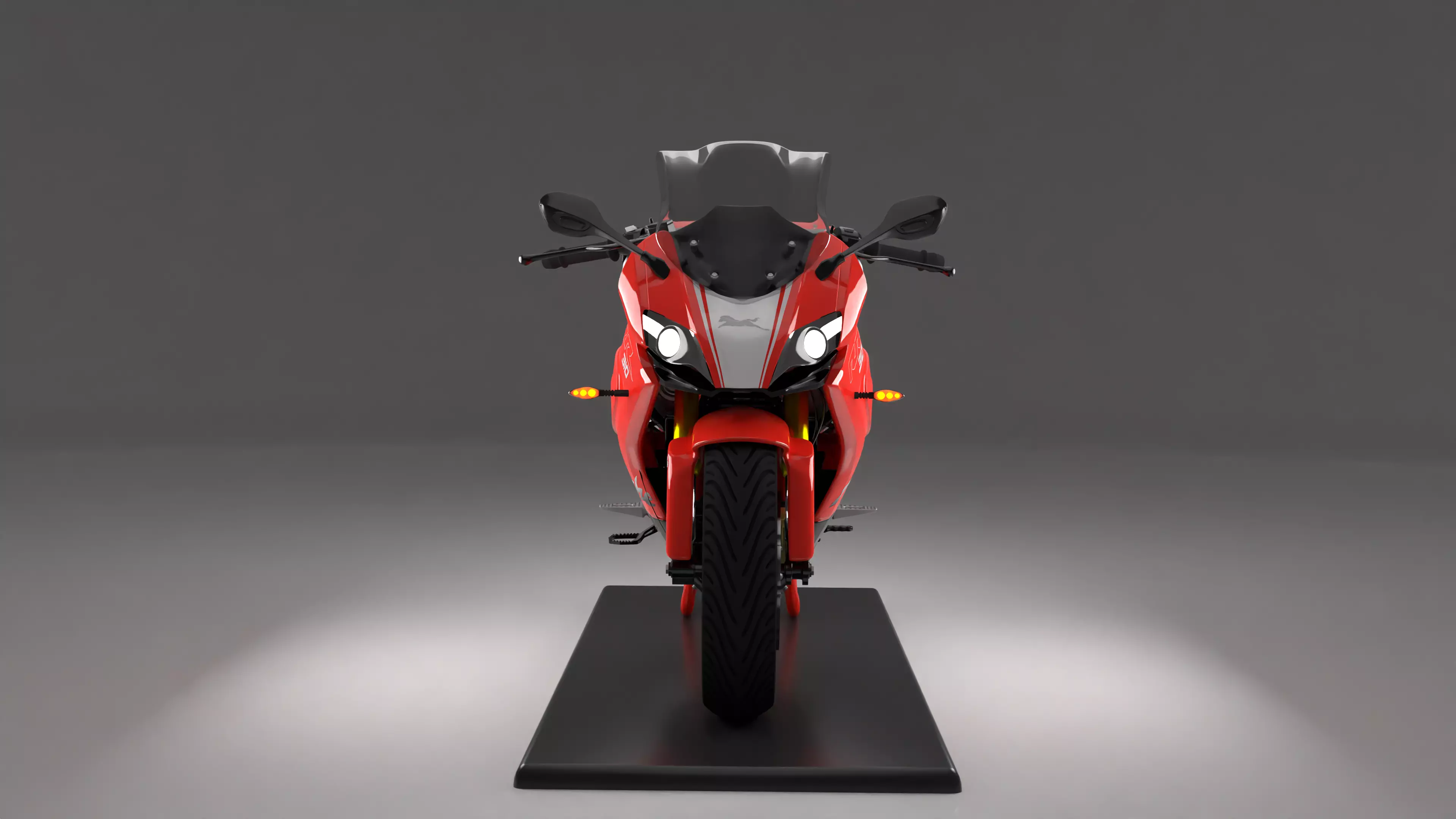 TVS Apache 310 RR made in Blender 3d  3D model_0