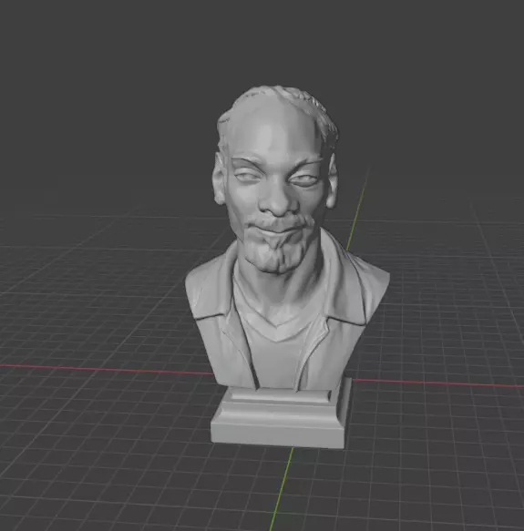 Snoop Dogg 3D print model_1