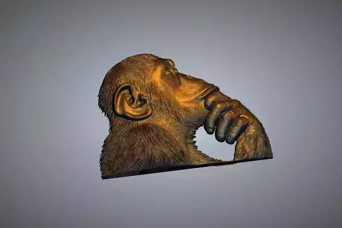 CHIMPANJI ANIMAL 3D print model