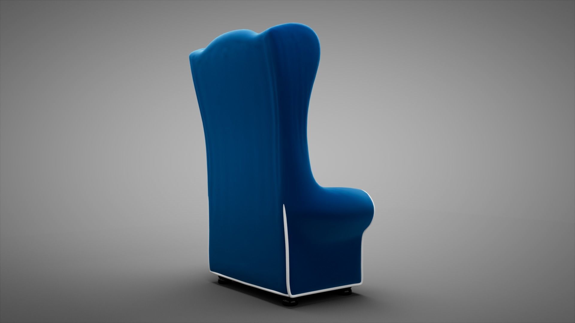 Cone throne chair Free 3D model_1