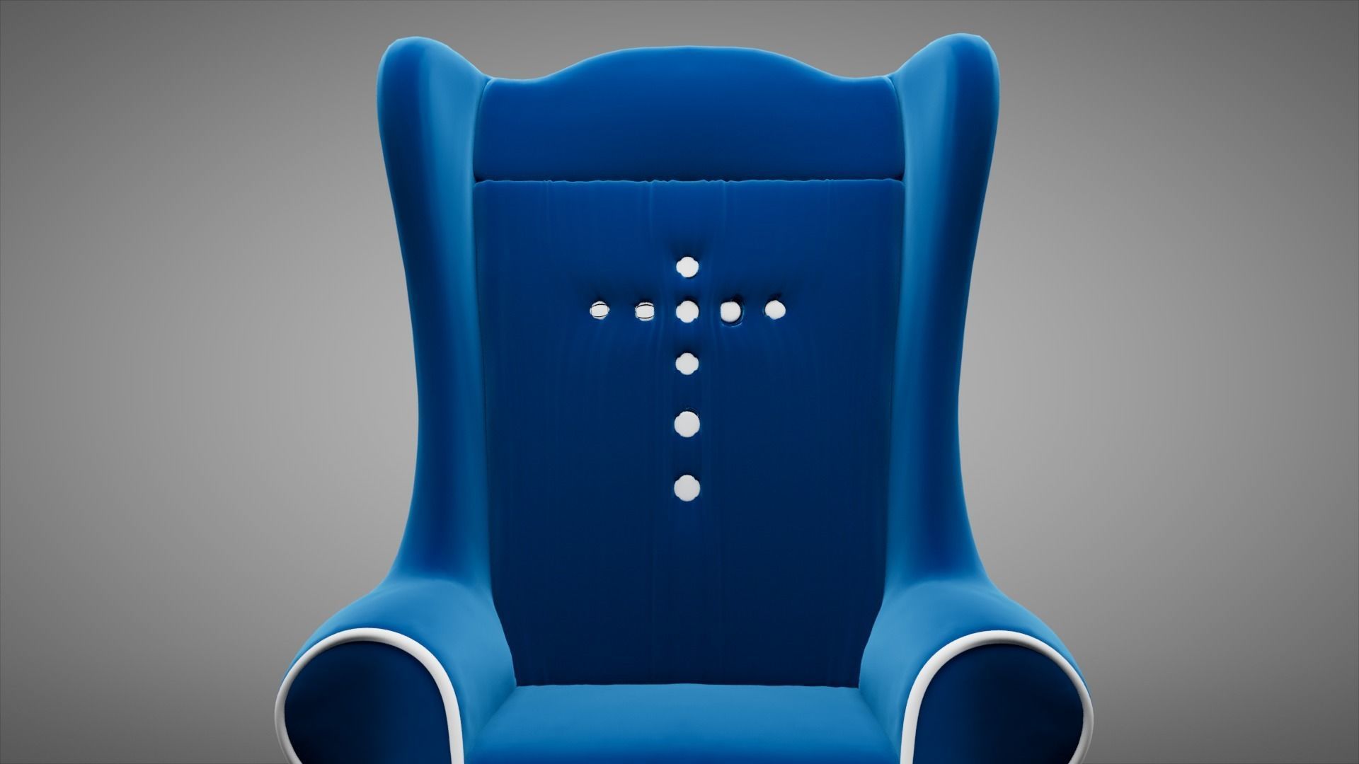 Cone throne chair Free 3D model_2