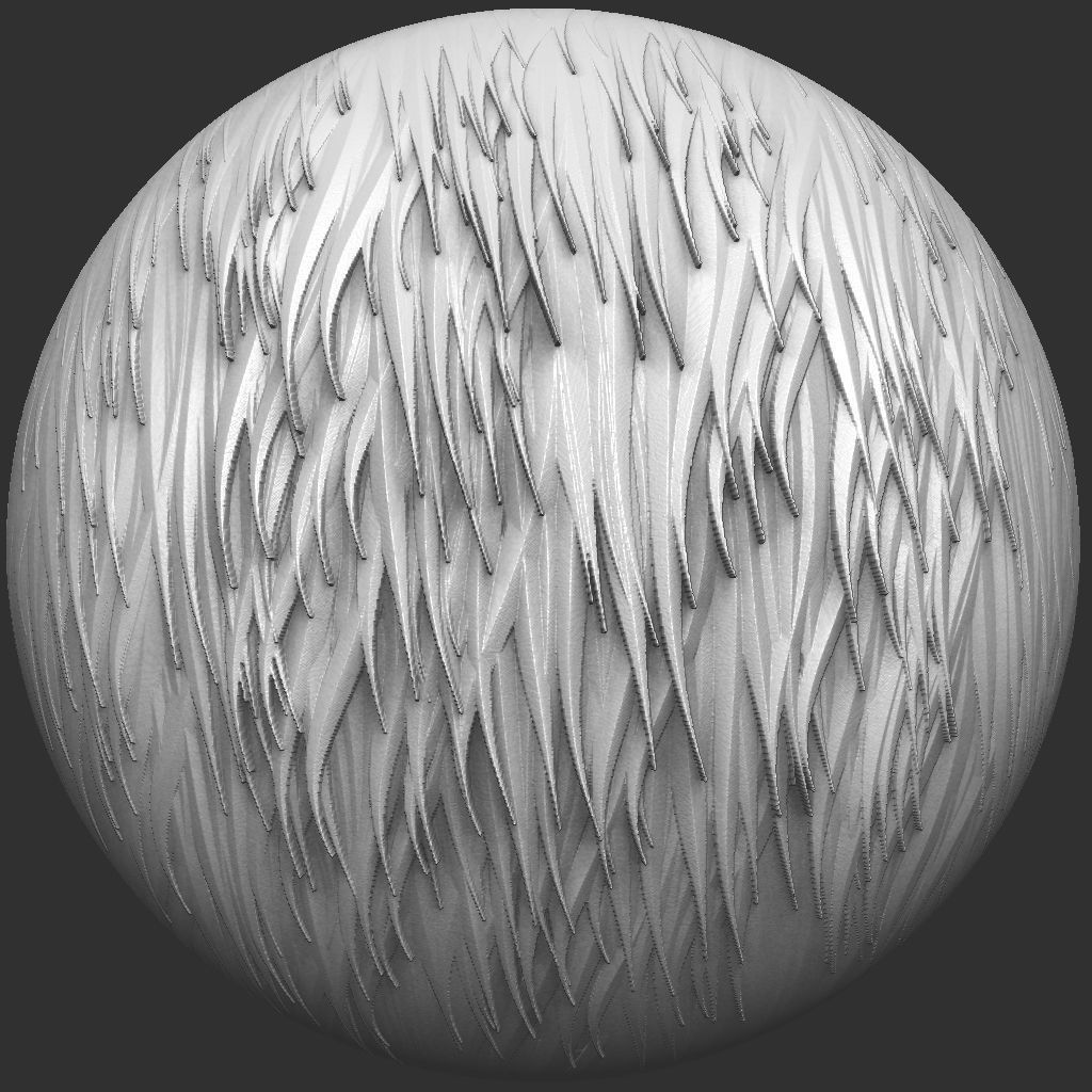 Stylized Fur VDM Brushes and Surface Noise Low-poly 3D model_25