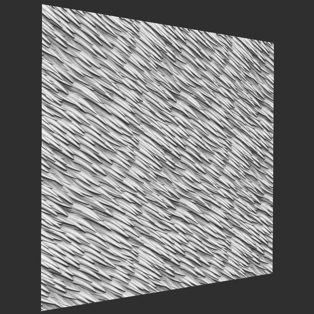 Stylized Fur VDM Brushes and Surface Noise Low-poly 3D model_14