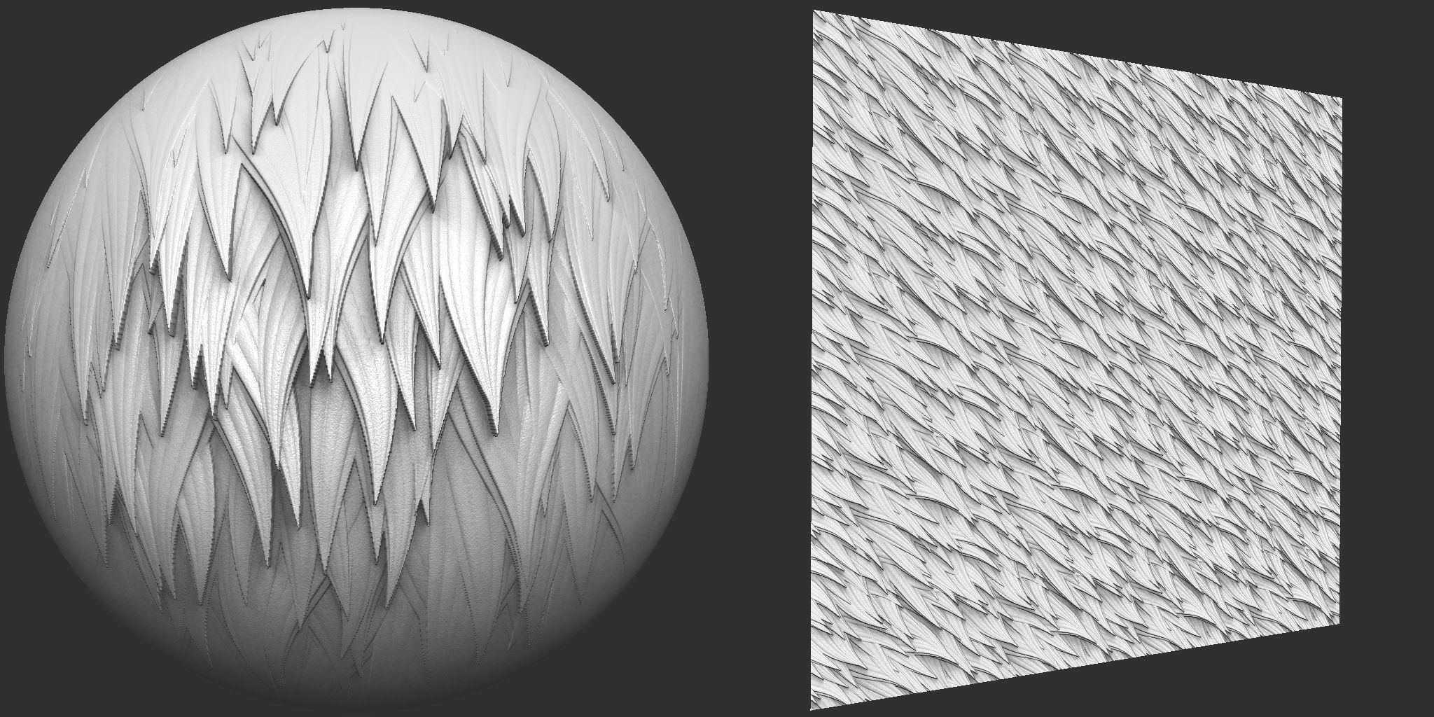 Stylized Fur VDM Brushes and Surface Noise Low-poly 3D model_3