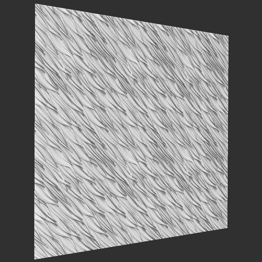 Stylized Fur VDM Brushes and Surface Noise Low-poly 3D model_15