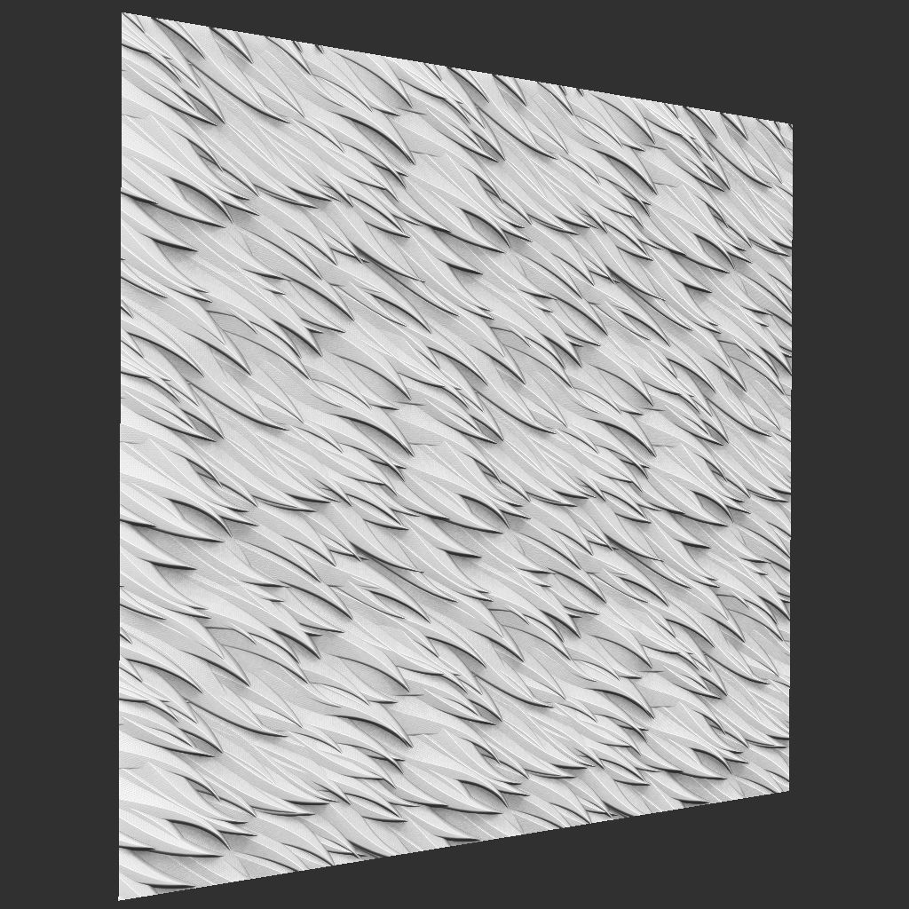 Stylized Fur VDM Brushes and Surface Noise Low-poly 3D model_10