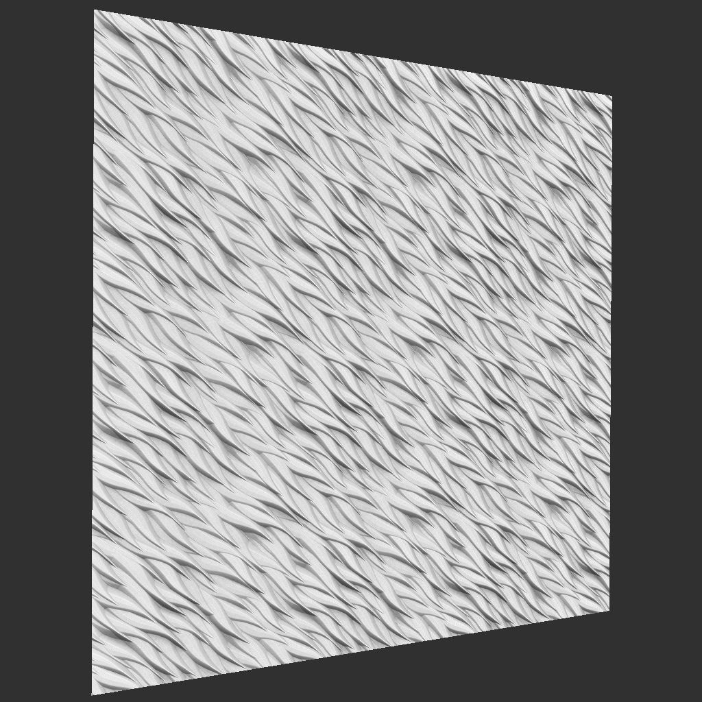 Stylized Fur VDM Brushes and Surface Noise Low-poly 3D model_11