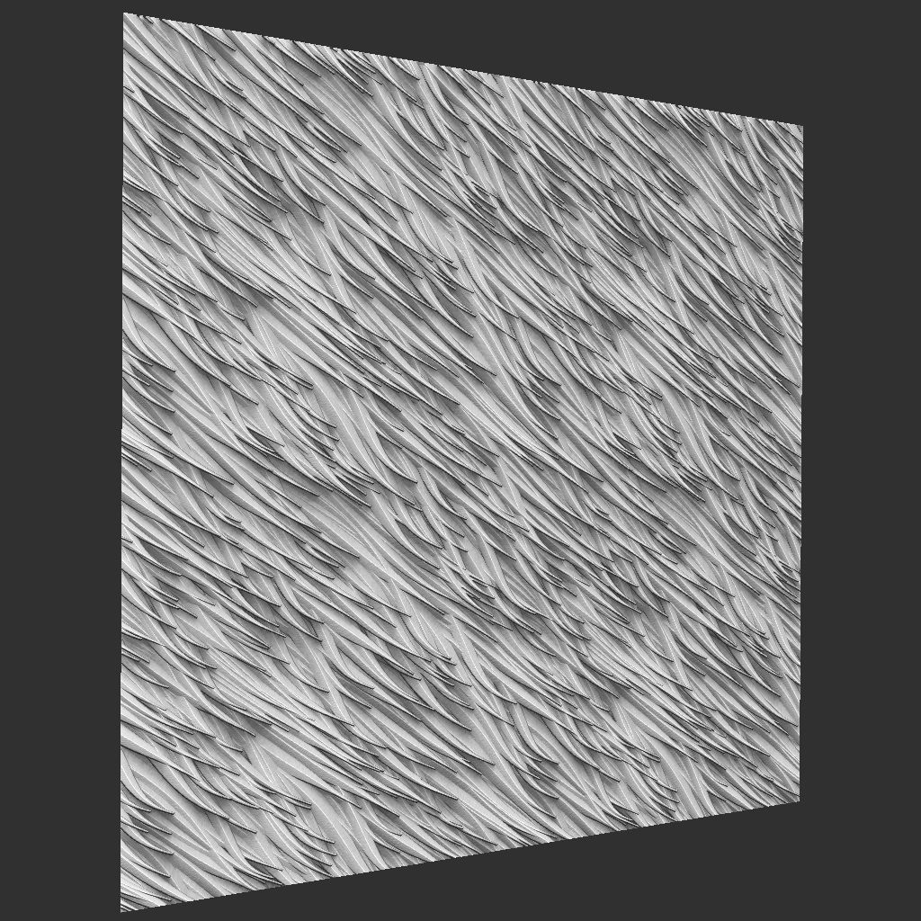 Stylized Fur VDM Brushes and Surface Noise Low-poly 3D model_16