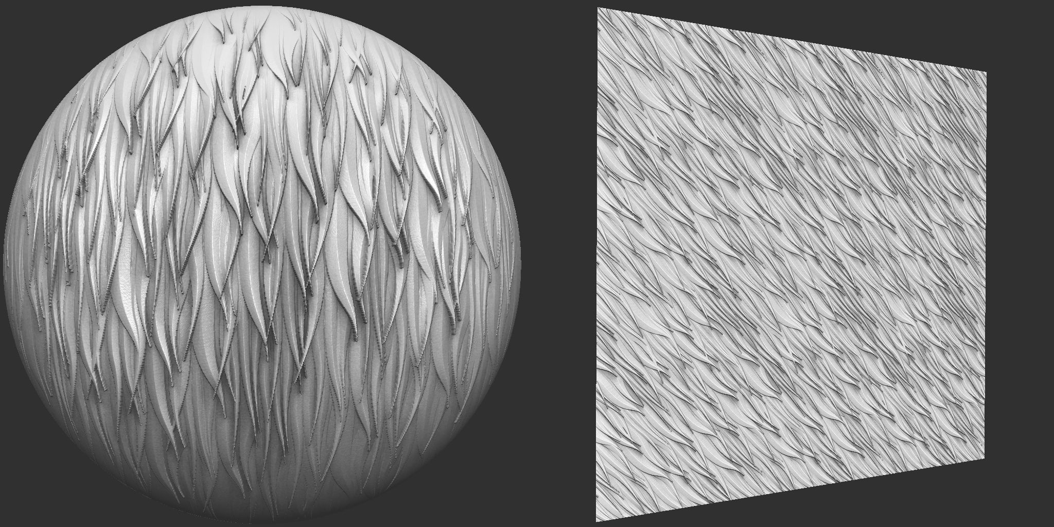 Stylized Fur VDM Brushes and Surface Noise Low-poly 3D model_6