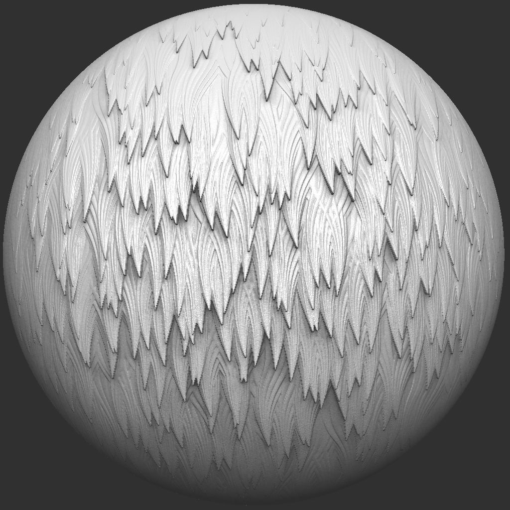 Stylized Fur VDM Brushes and Surface Noise Low-poly 3D model_27